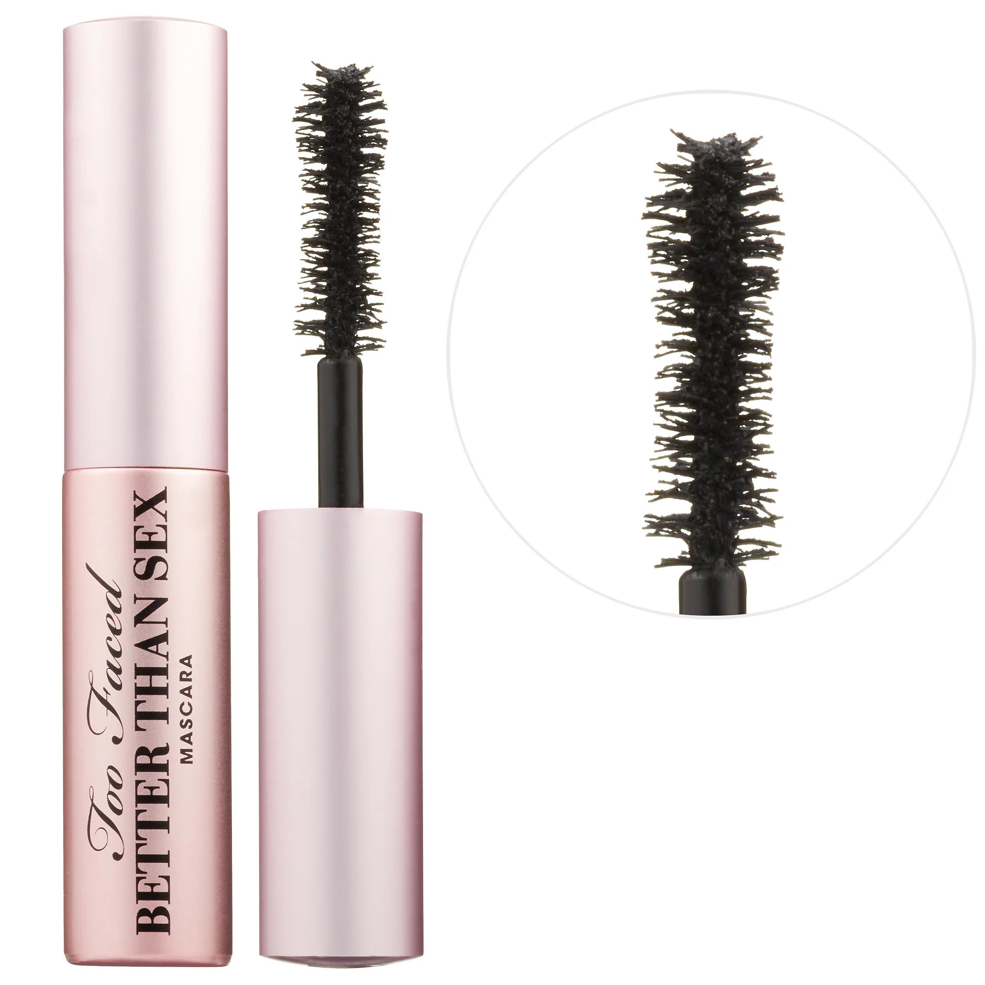 Too Faced Mini Better Than Sex Volumizing & Lengthening Mascara black Mini Size Black - 0.17 oz | Sephora (US)