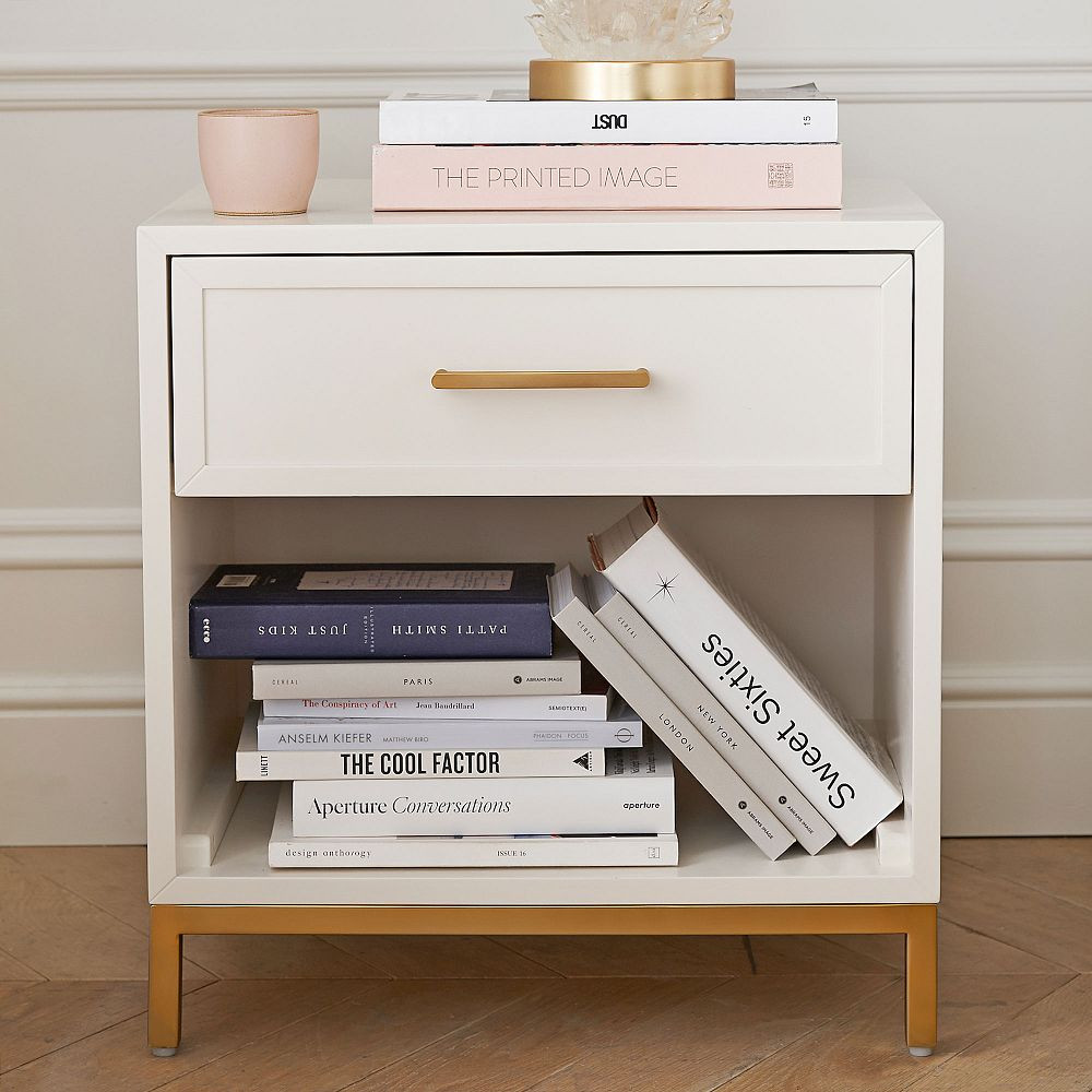 Blaire Simply White Nightstand (20") | Pottery Barn Teen