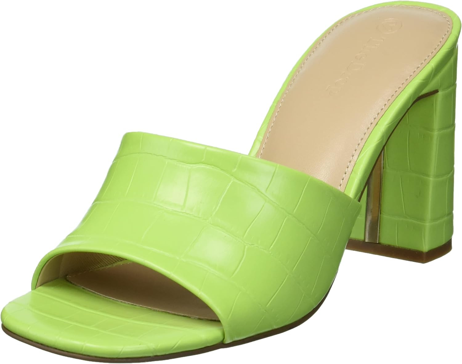 The Drop Women's Pattie High Block Heeled Mule Sandal | Amazon (US)