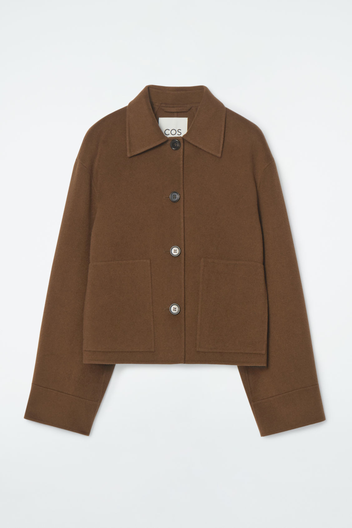 BOXY DOUBLE-FACED WOOL JACKET | COS UK