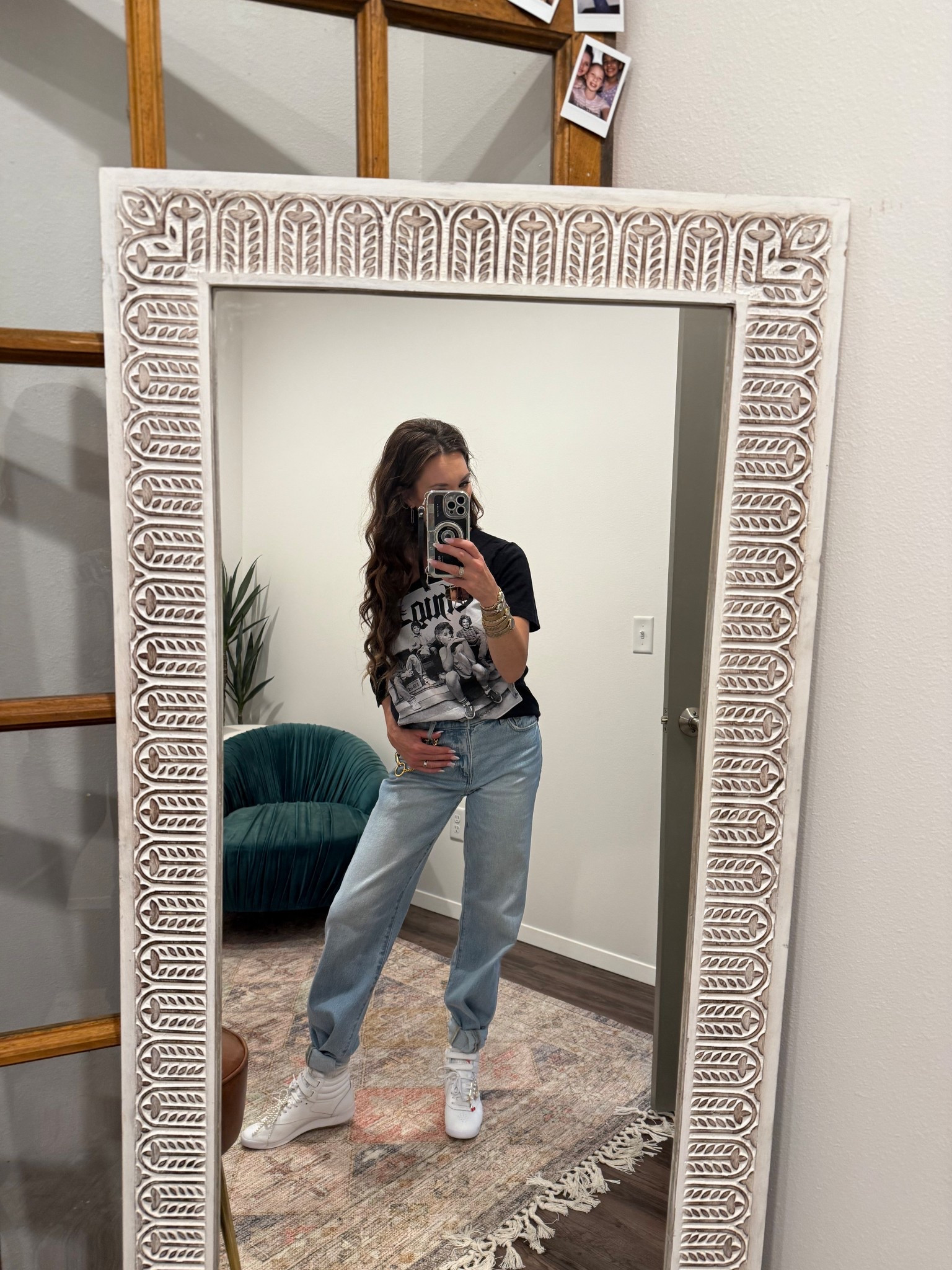 Just a Golden Girl in a pair of Reeboks with the strap.

#LTKFindsUnder100 #LTKActive #LTKShoeCrush
