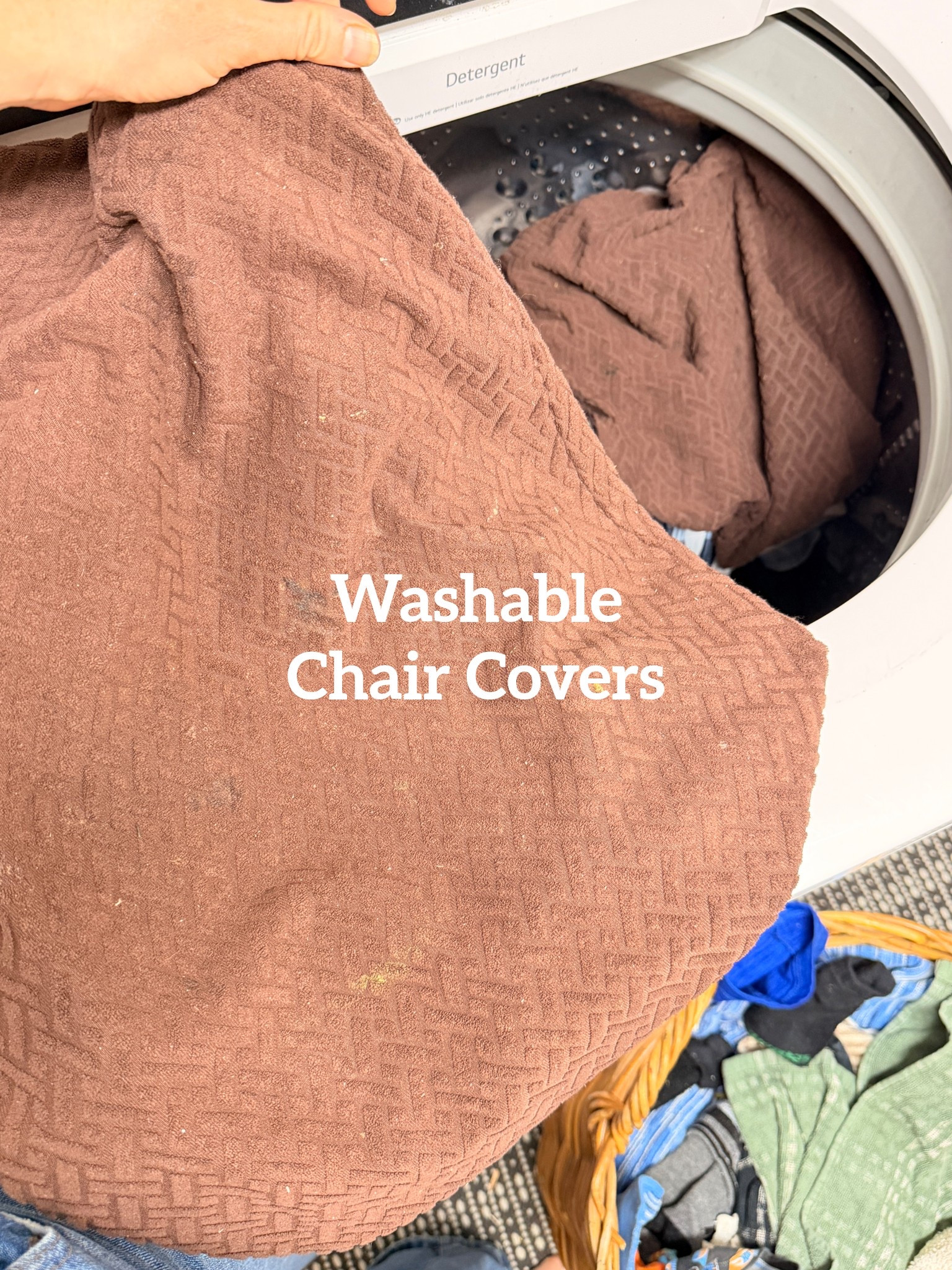 A broken record telling my kids “don’t use the seat as a napkin!”  Despite reminding, there’s still avocado wipes, peanut butter spills, and all the reasons why I love these washable chair covers with my littles. 

Our homeschool family spends A LOT of time at our dining room table. Chair covers I can unclip and throw in the wash are wonderful  

#LTKHome #LTKKids #LTKmomlife