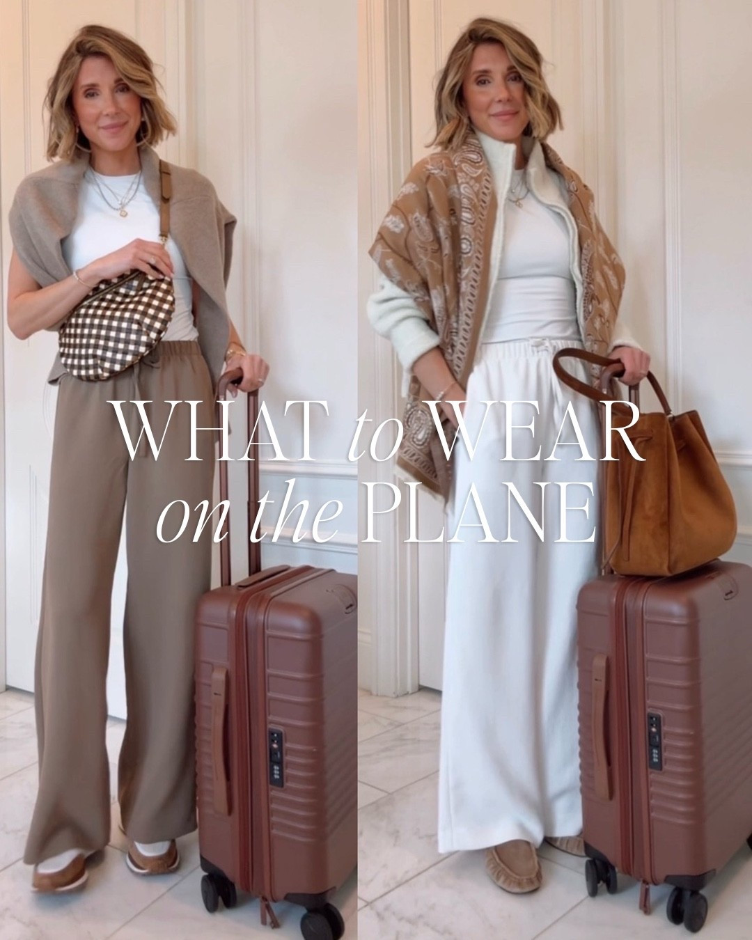 These are the pants I always travel in ✈️
Comfortable enough for long days, flattering enough to wear straight off the plane. Size small, fits TTS. Linking all colors and lengths. @Aritzia @Shopbop @onequince 

#LTKTravel #LTKootd