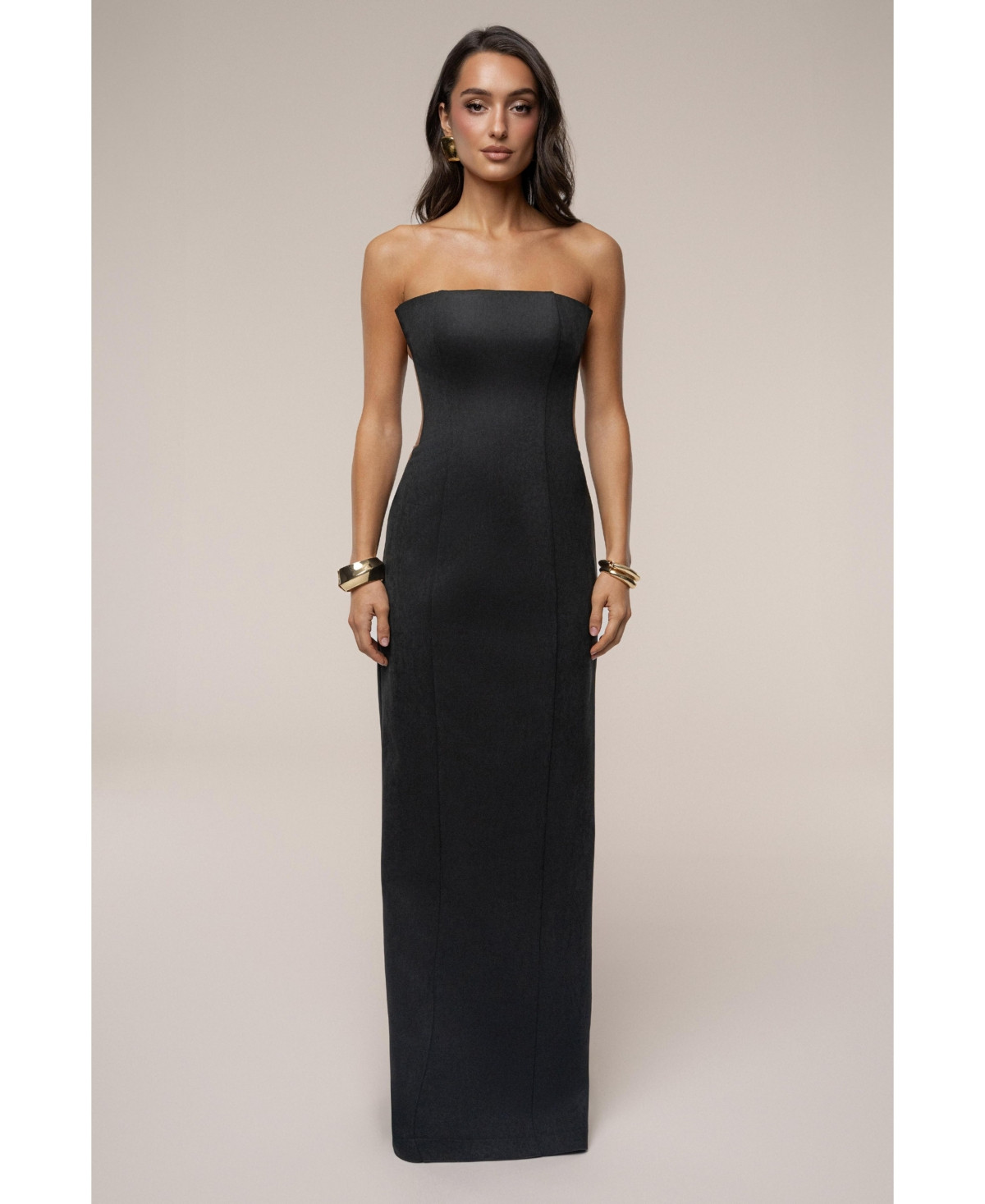 Jluxlabel Women's Madison Suede Maxi Dress - Black | Macy's