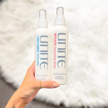 Can’t travel without these must haves when I’m away on nights that I wash my hair! I have very fine hair but it’s also very thick so the Unite 7 seconds detangler works wonders when my hair is wet! The unite boosta volumizing spray adds a good volume for a blowout! I have been using both for years and will not go without!


#LTKunder50 #LTKbeauty #LTKstyletip
