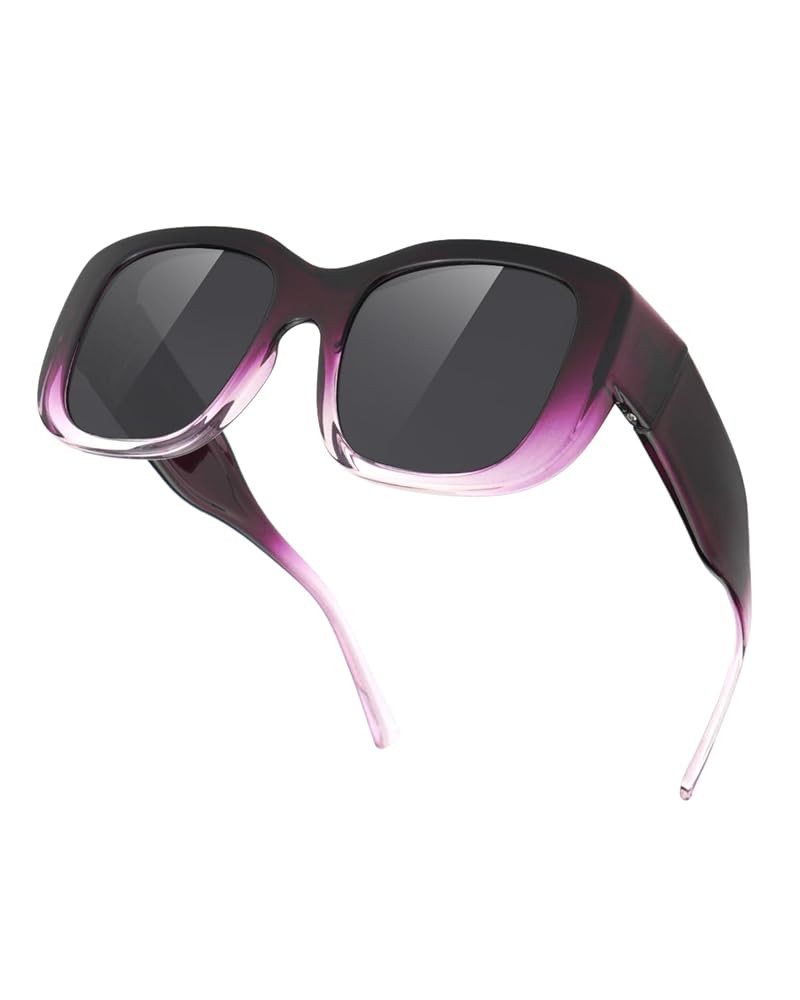 Meeloog Over Glasses Sunglasses for Women Polarized Stylish Large Shades Cover Glass Women Square... | Amazon (US)