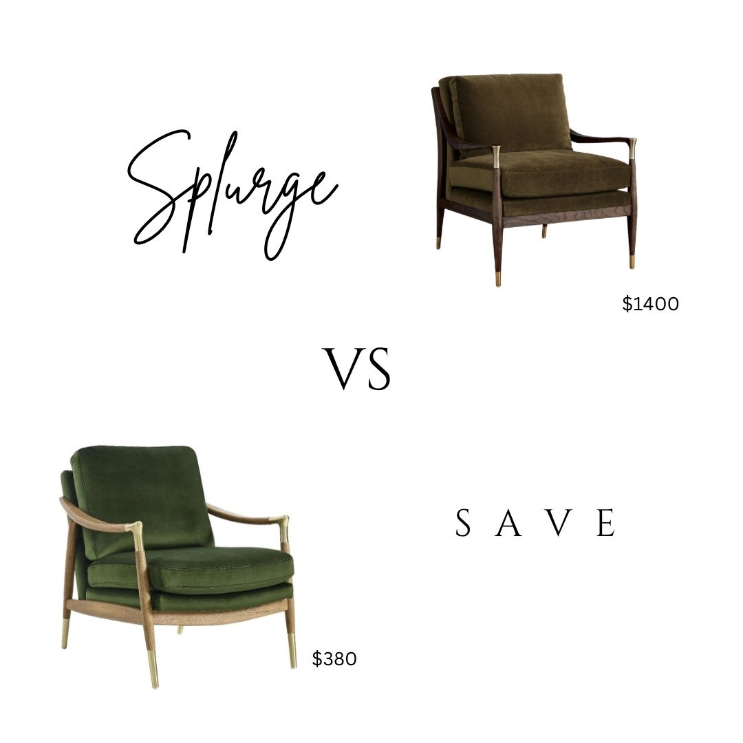 Loving this save vs splurge for the Arhaus fisher chair!

#arhaus #savevssplurge #dupe #homedecor 

#LTKHome #LTKFallSale