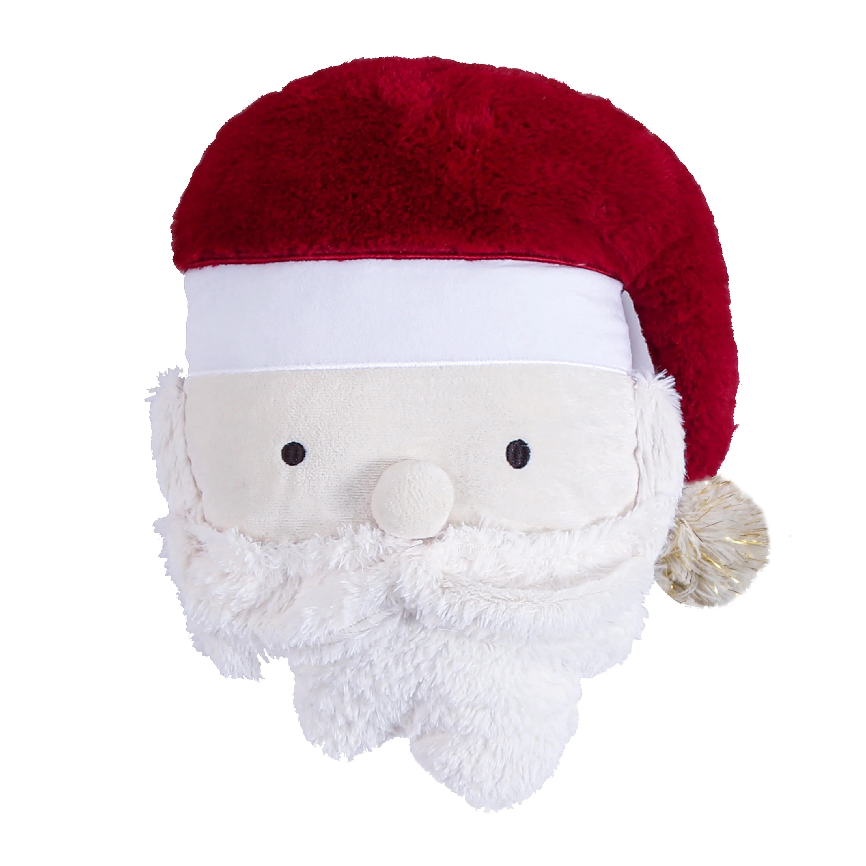 Merry & Bright Holly Jolly Santa Pillow - Shaped | Levtex Home