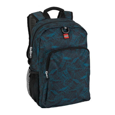LEGO Heritage Classic Kids' 16" Backpack - Blue Print | Target