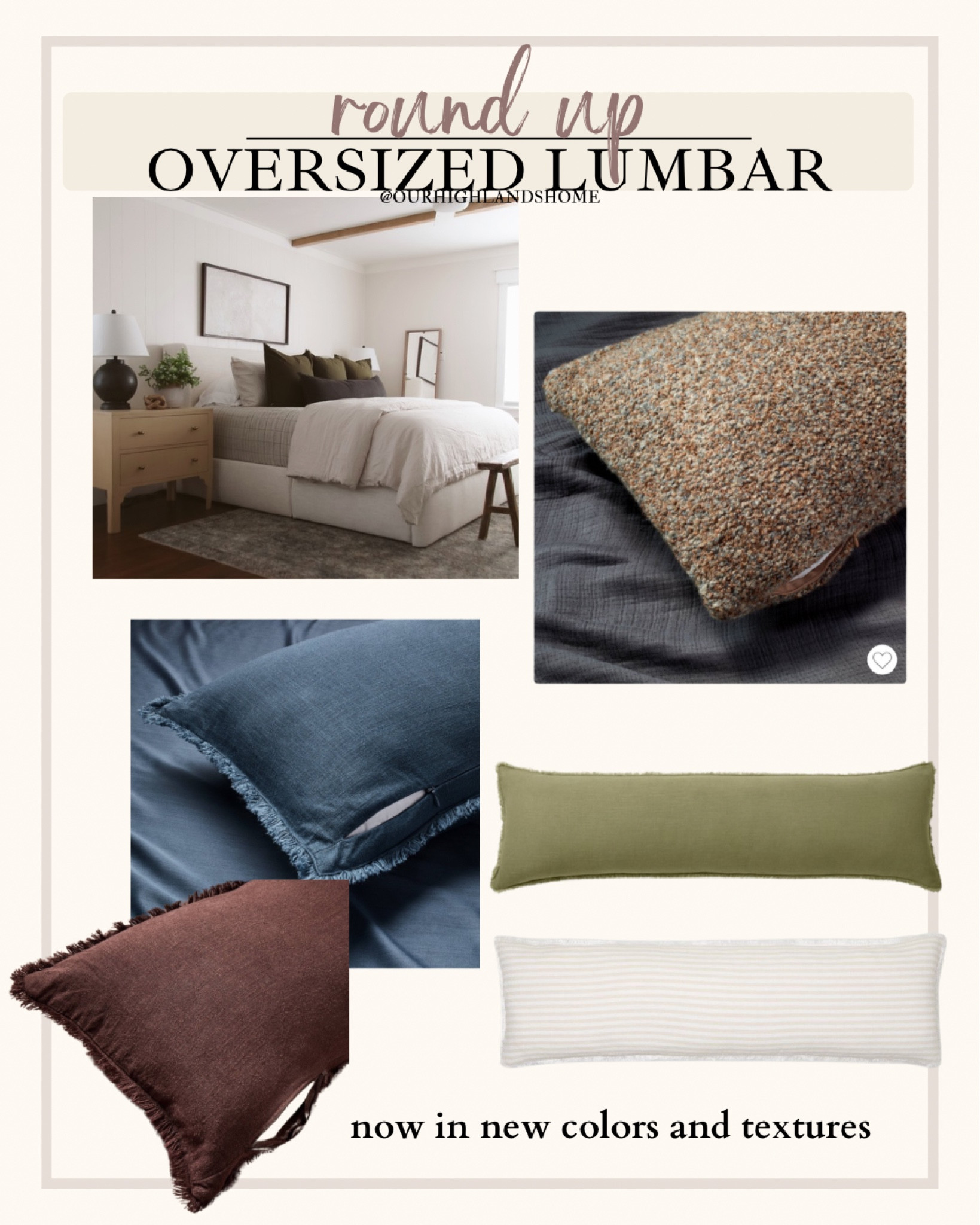 one of my top shopped bedroom items is my oversized lumbar pillow i’ve had for years and years. it’s now available in more colors and textures  

#LTKSaleAlert #LTKFindsUnder50 #LTKHome