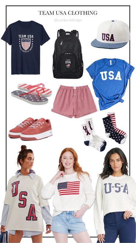 Get ready for team USA and 4th of July with some patriotic clothing | Olympics 2024 

#LTKSeasonal #LTKStyleTip #LTKParties