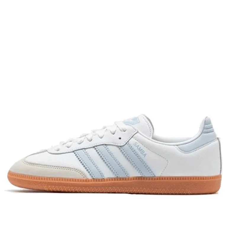 (WMNS) adidas Samba OG 'White Halo Blue' IE0877 | KICKS CREW