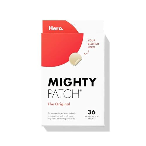 Mighty Patch™ Original patch from Hero Cosmetics – The #1 Hydrocolloid Acne Pimple Patch for ... | Amazon (US)