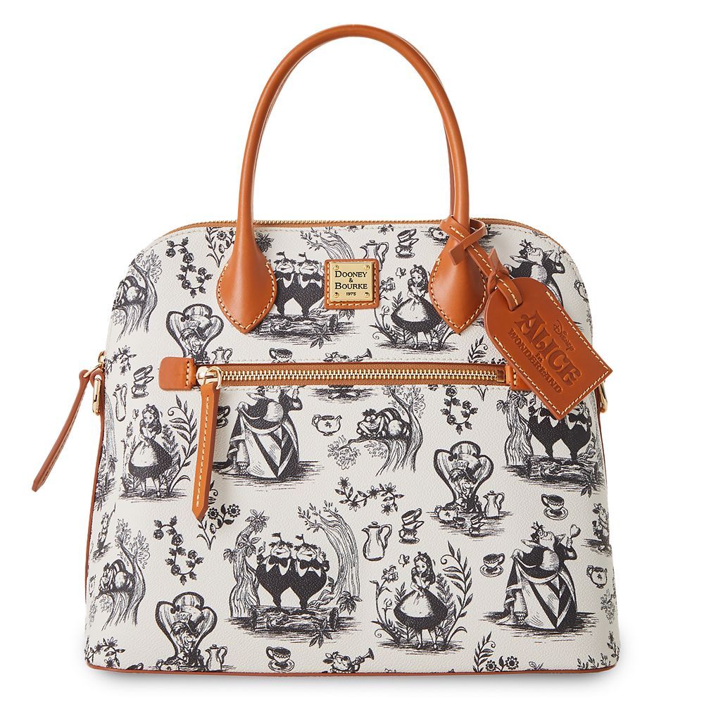 Alice in Wonderland Dooney & Bourke Zip Satchel Bag | Disney Store