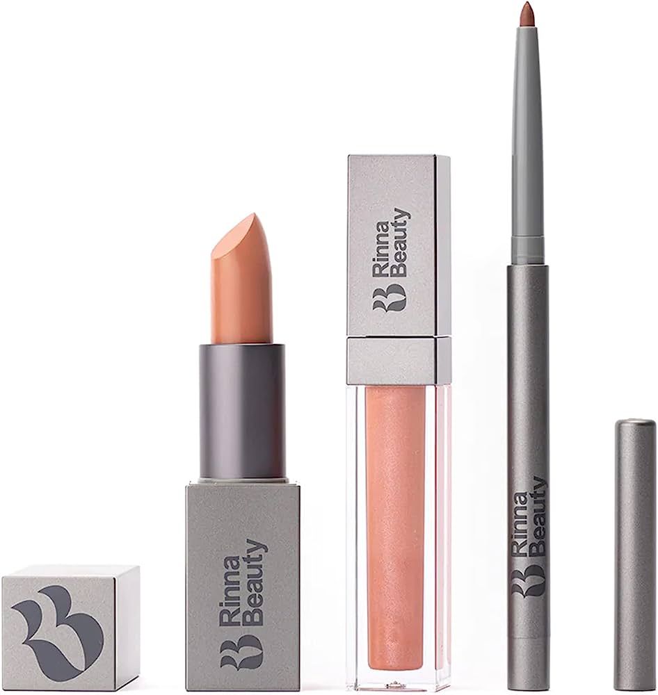 Lisa Rinna - Rinna Beauty Icon Lip Kit - Birthday Suit - Lipstick, Lip Gloss, & Lip Liner Formula... | Amazon (US)