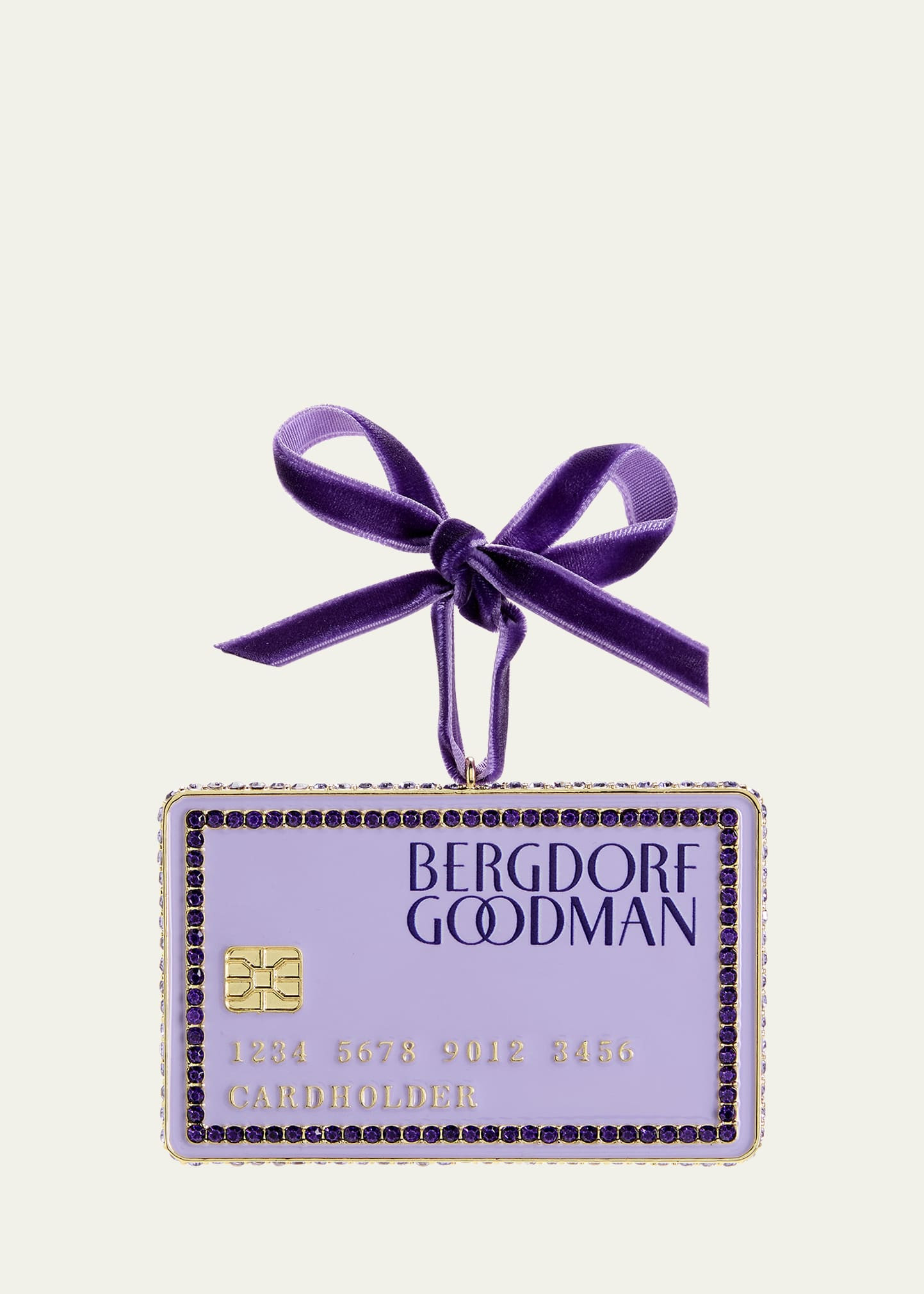 BaubleBar BG Credit Card Christmas Ornament | Bergdorf Goodman
