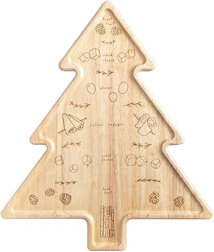 CharcuTree Board & Placement Guide - Best Gift for Housewarming & Foodies - Easy-to-Follow Christ... | Amazon (US)