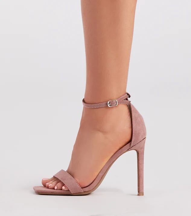 Classy Faux Suede Stiletto Heels | Windsor Stores