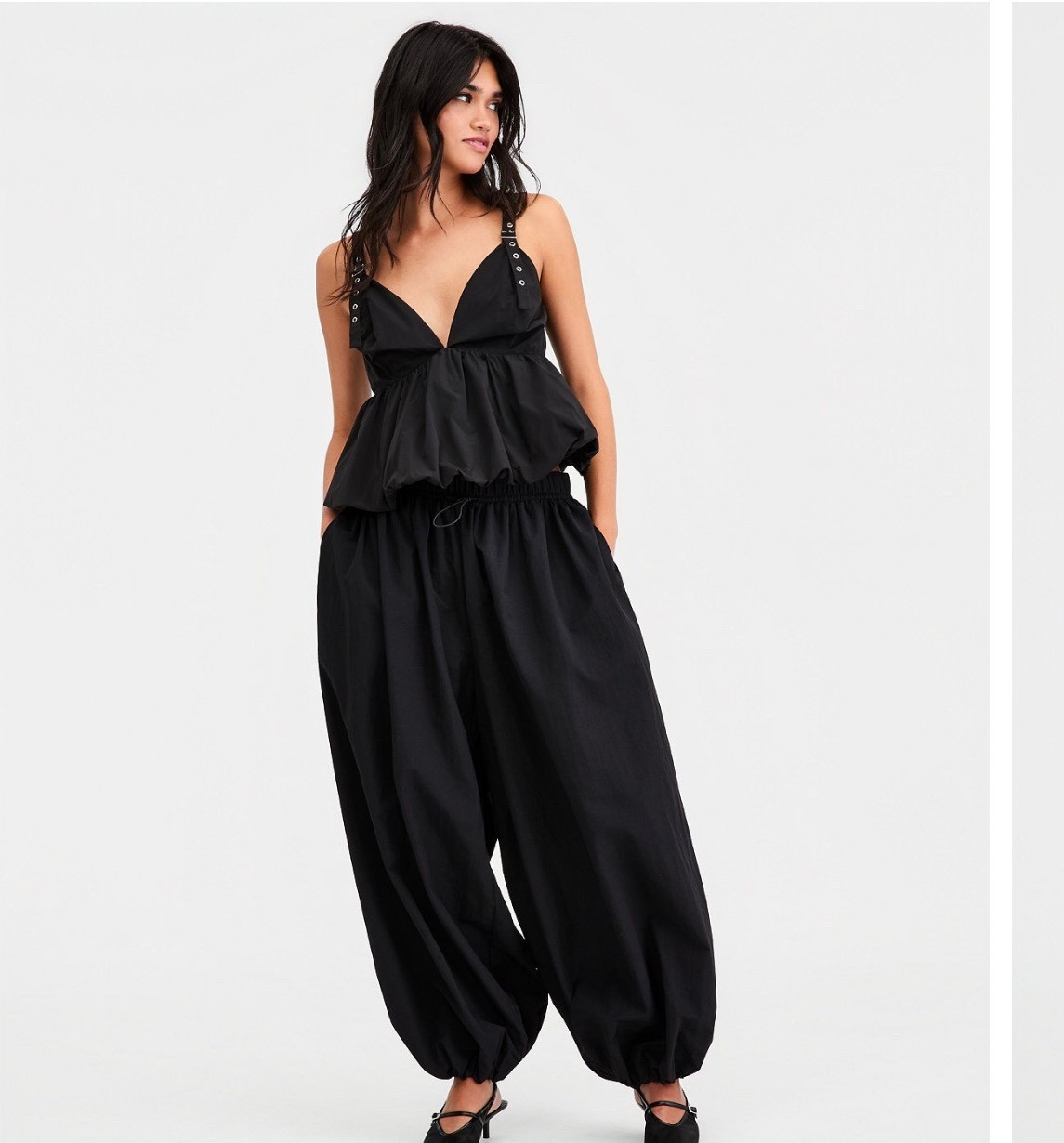 
Serving volume, movement, and confidence in one look. This set does all the talking—lightweight, dramatic, and effortlessly chic. Perfect for those days when you want to be comfortable and unforgettable.

Tap to shop this bold, modern silhouette 🤍


black statement outfit, voluminous pants set, elevated casual style, chic black set, wide leg balloon pants, fashion over 50 style, modern minimal outfit, effortless chic look, resort wear outfit, trendy matching set

#LTKTall #LTKSaleAlert #LTKOver40