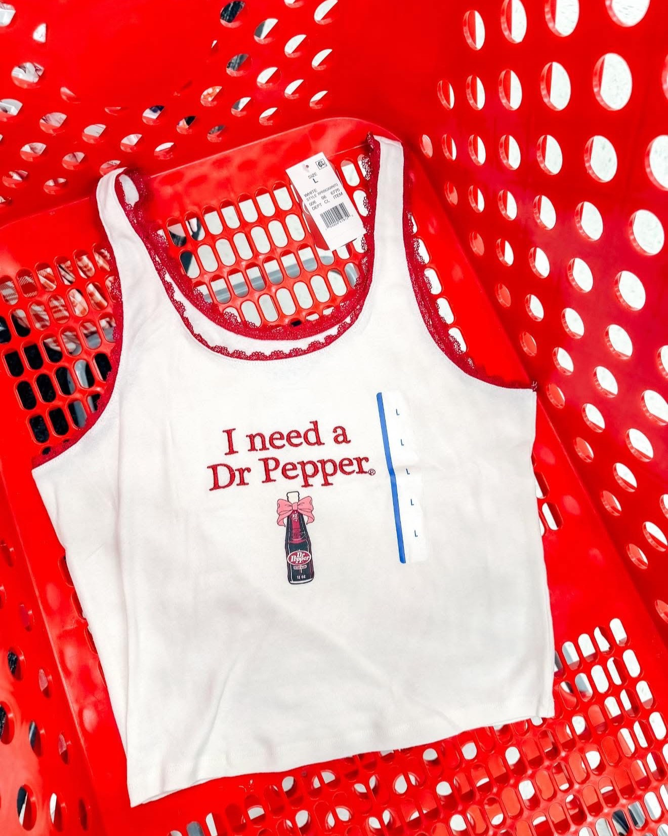 These lace-trimmed tanks from Target are SO adorable 🥤✨ One is Dr Pepper and one is Diet Coke… and of course I had to get the Diet Coke one 😂

#TargetFinds #DietCokeGirl #DrPepper #TargetStyle #CuteTops #SummerStyle #LaceTrimTank #TargetFashion #CasualStyle #GraphicTank #OOTD #WomenStyle #AffordableFashion #SodaLover #TargetFashionFinds

#LTKootd #LTKgrwm #LTKSeasonal