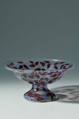 Brienne Floral Glass Vessel | Anthropologie (US)