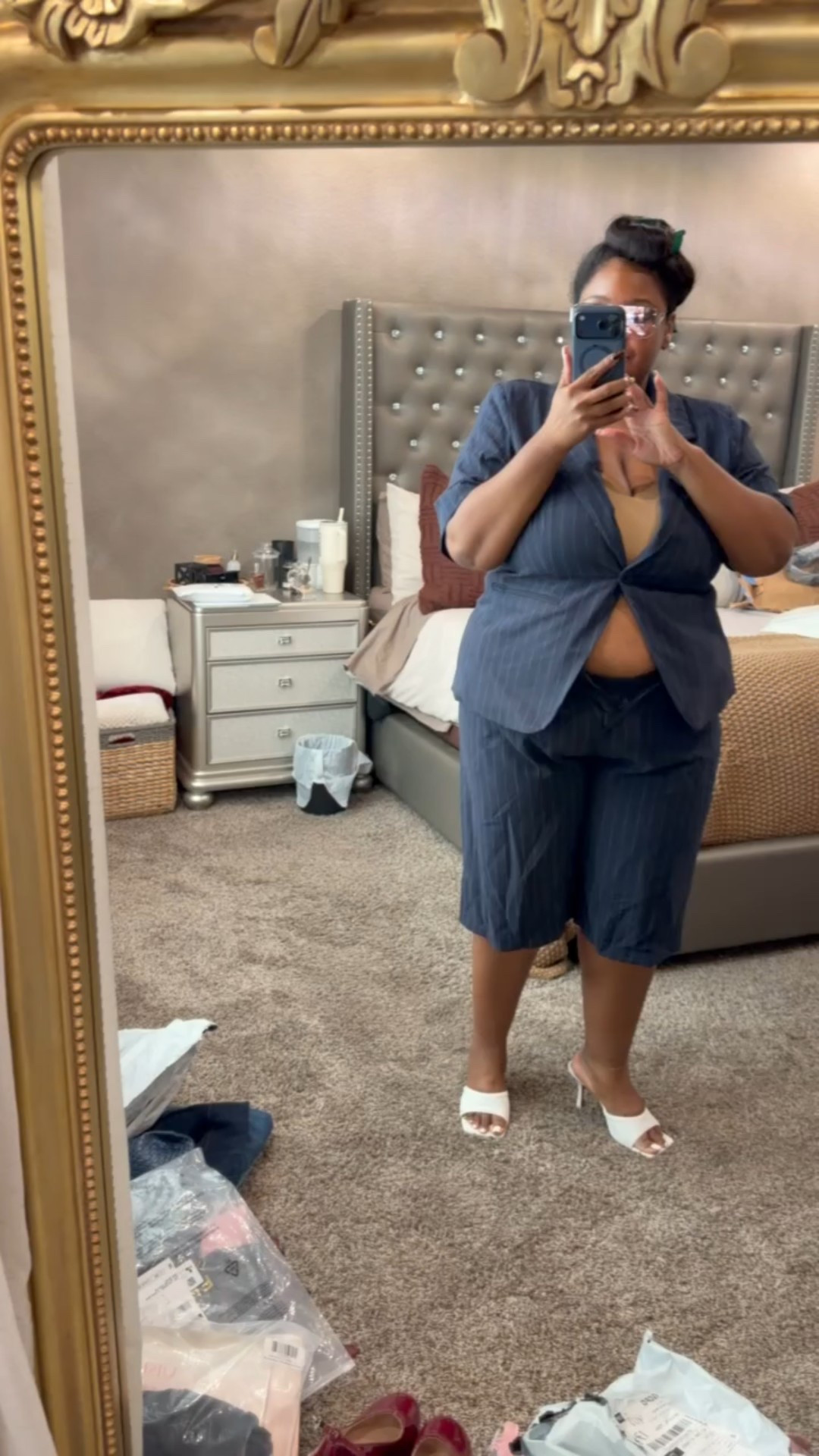 ✨ Plus Size Walmart Two-Piece Jorts Set 
Blazer + jorts but make it cute and affordable 
This set is from Walmart and is such a good spring/summer moment.
Top: Scoop Women’s Short Sleeve Boxy Blazer (XS–4X) — wearing XXL Bottoms: Scoop Women’s Pleated Culotte Pinstripe Pants, 22.5” inseam (0–18) currently in an 18 and it’s a little snug, size 20 Plus is on the way for a better fit


#LTKootd #LTKPlusSize #LTKgrwm