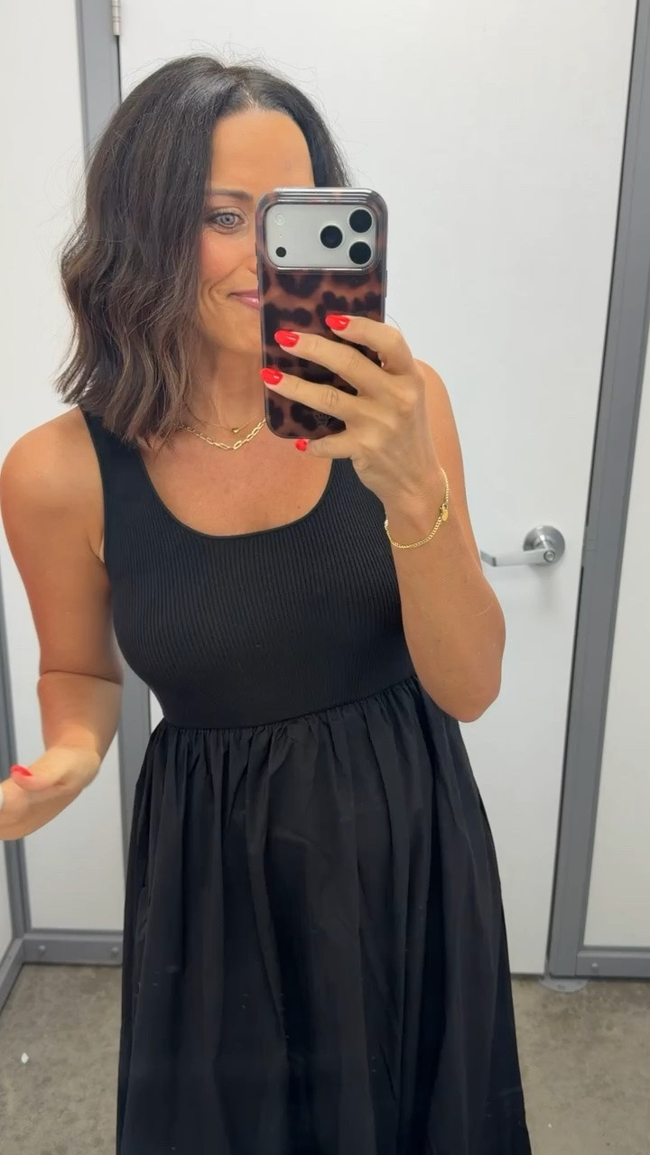 This Walmart dress is giving expensive without the expensive price tag. 🤍🖤 The ribbed top is so flattering, the flowy skirt has the prettiest movement, and it’s one of those throw-on-and-go dresses you’ll wear on repeat.

Size XS
5’3” for reference

#walmartfashion #walmartfinds #walmartstyle #affordablefashion #blackdress #summerstyle #everydayoutfit #ltkstyle #budgetfriendly #dressfinds