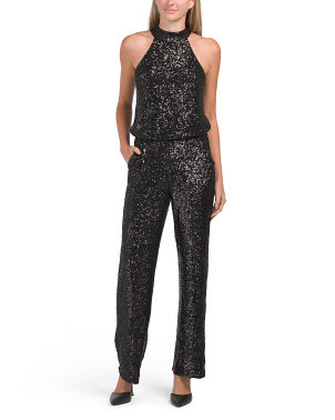 Sequin Halter Neck Jumpsuit | Jumpsuits & Rompers | Marshalls | Marshalls