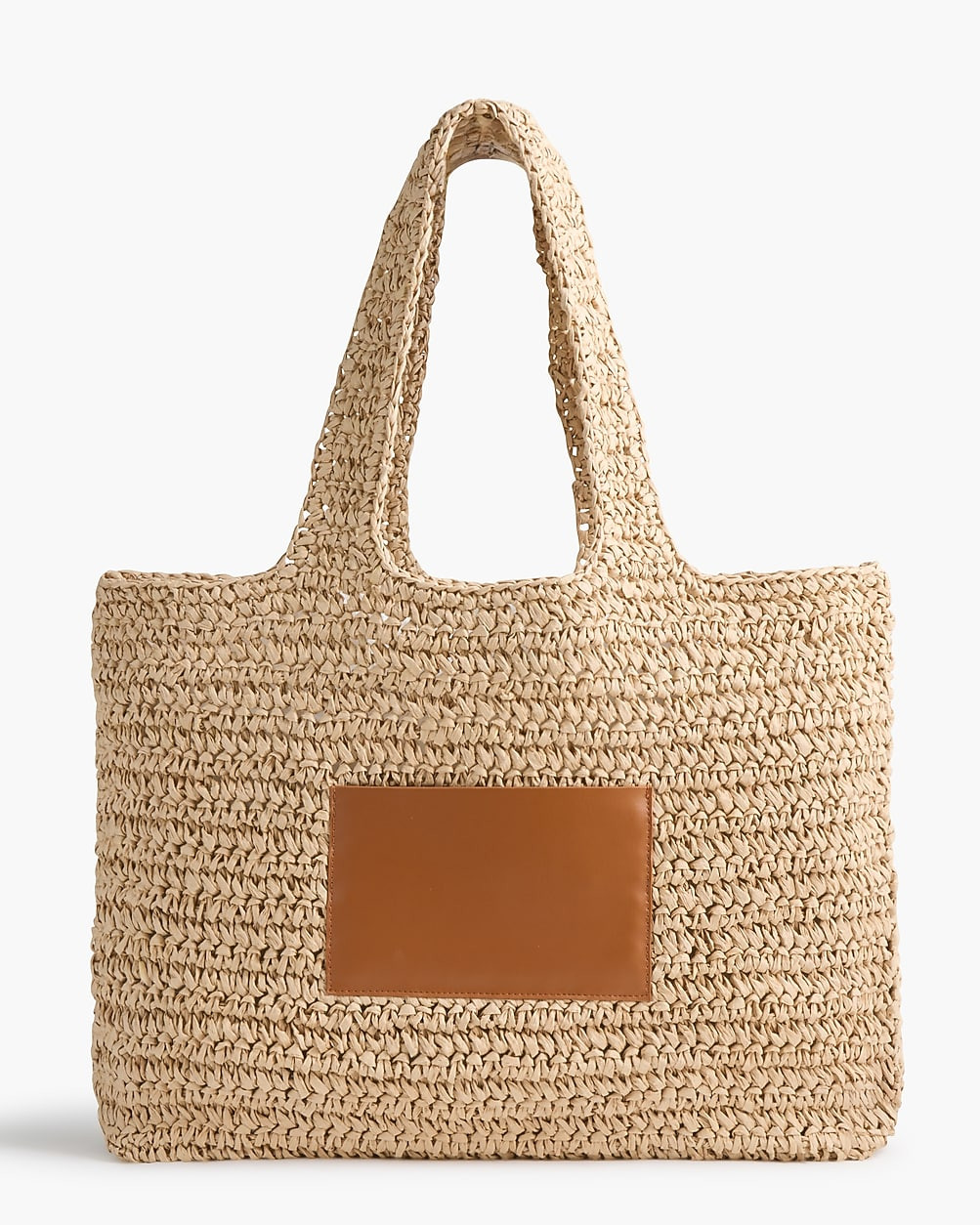 Packable straw tote bag | J.Crew Factory