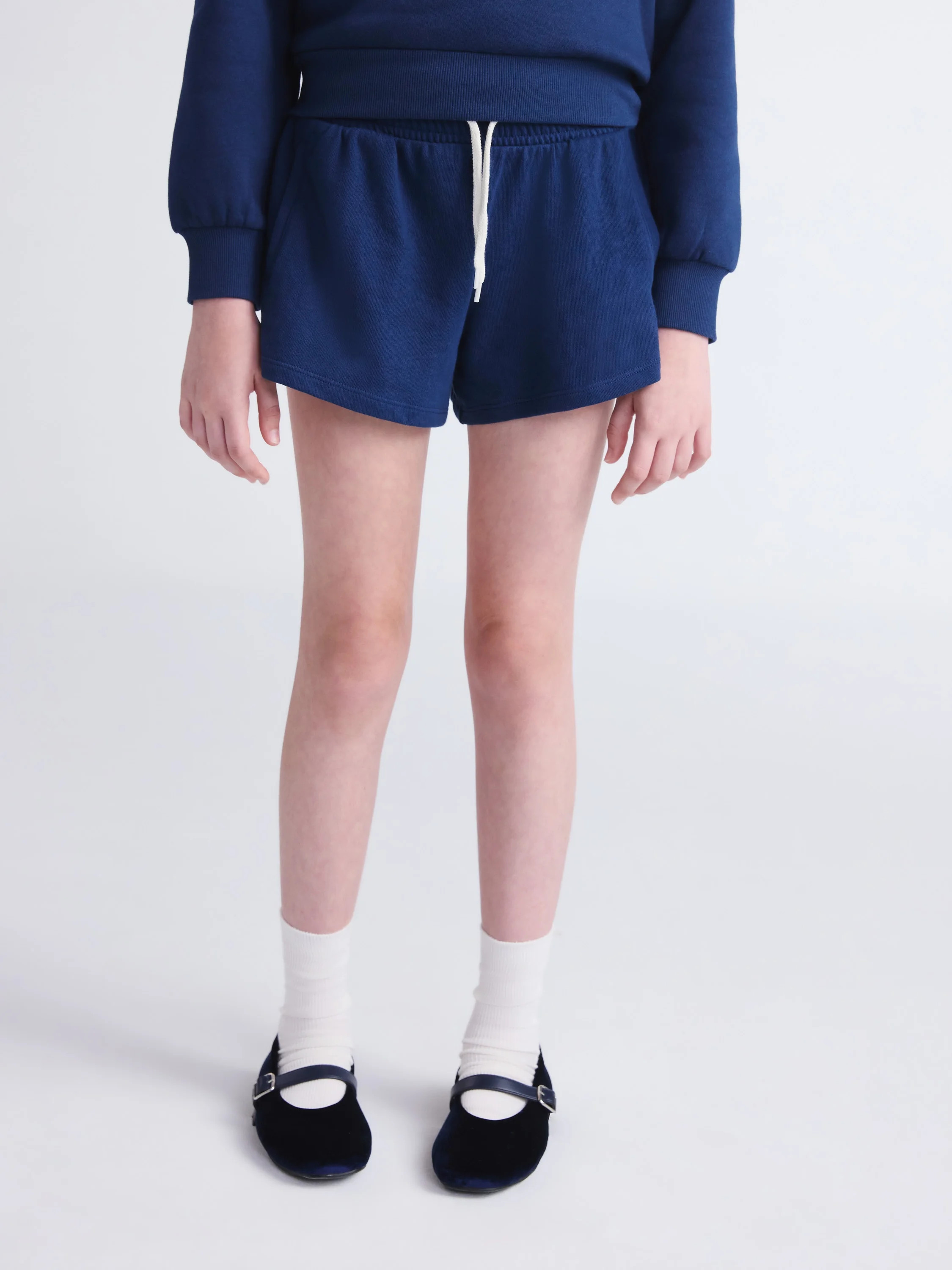 Weekend Academy Girls French Terry Pull-On Shorts, Sizes 4-18 | Walmart (US)