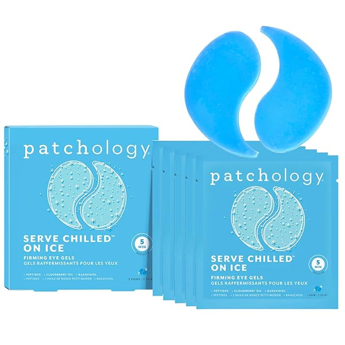 Patchology Iced Cooling Under Eye Mask Patches with Peptides, Cloudberry Oil and Bakuchiol. Cool ... | Amazon (US)