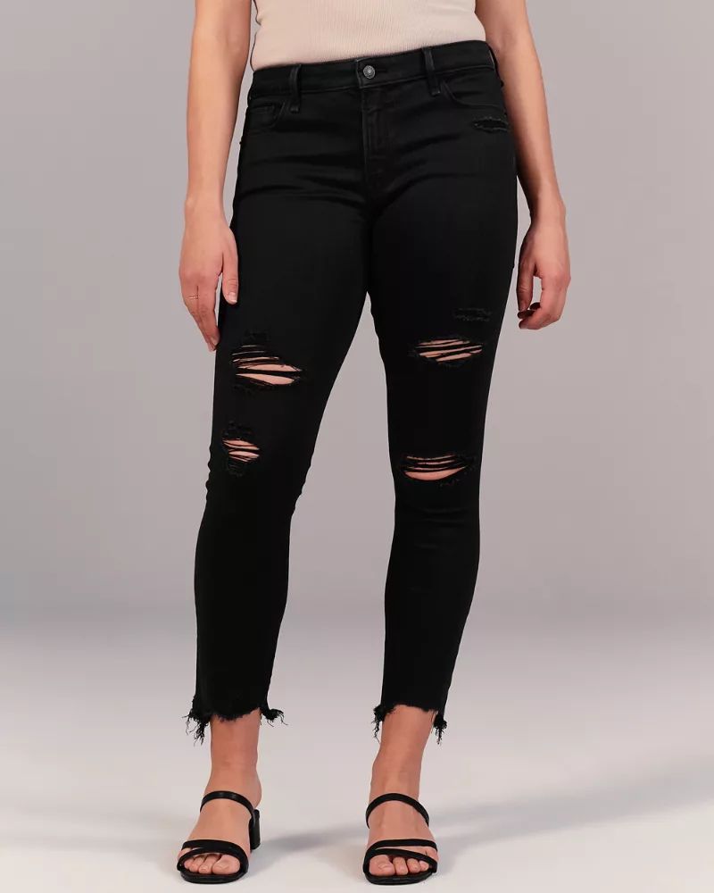 Mid Rise Ankle Jeans | Abercrombie & Fitch US & UK