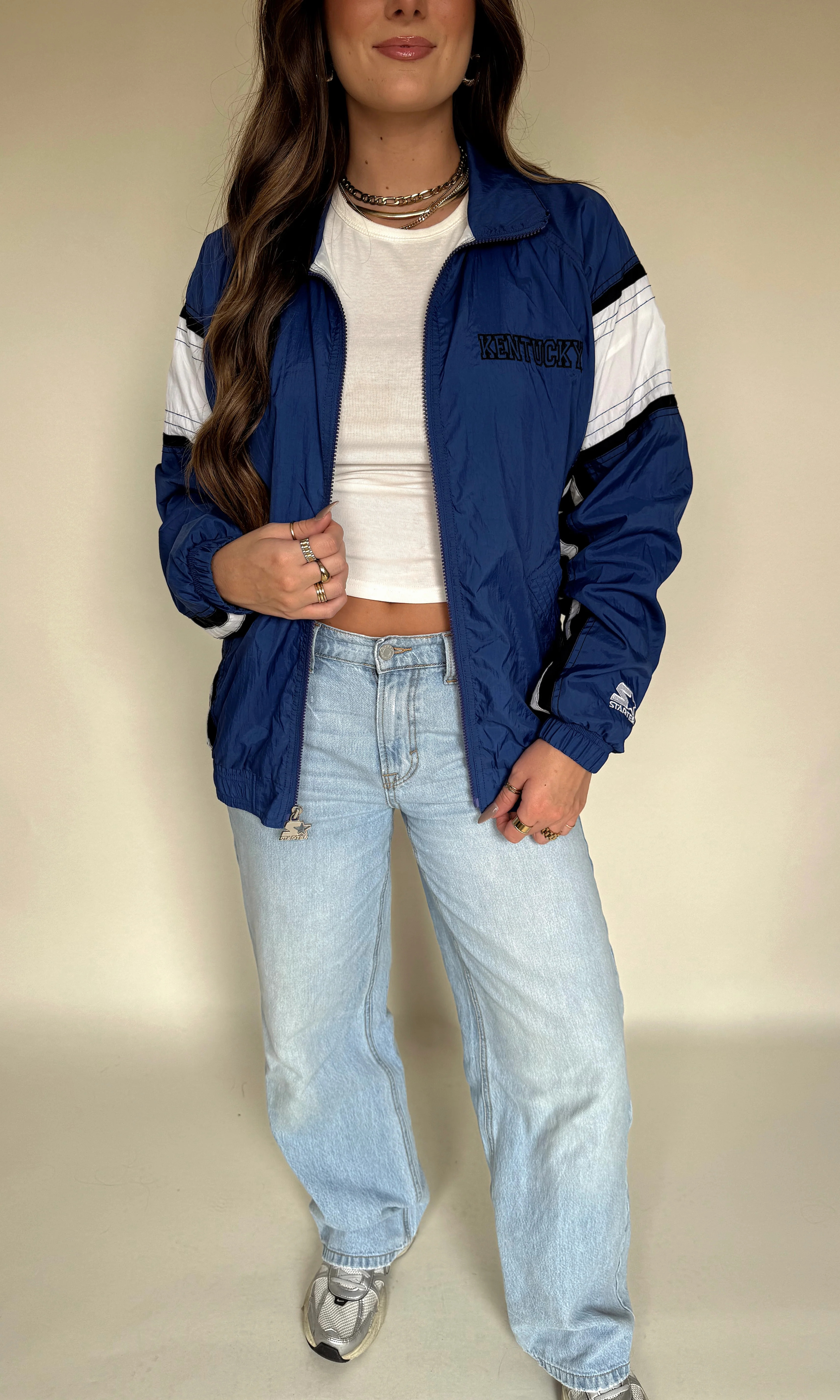 Vintage Jacket 397 Blue / Medium | Calypso Boutique