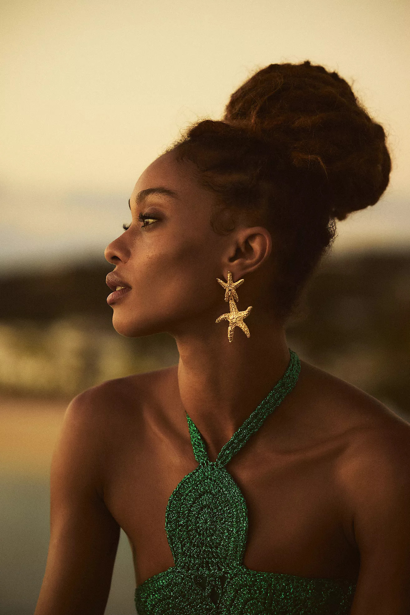 Double Starfish Drop Earrings | Anthropologie (US)