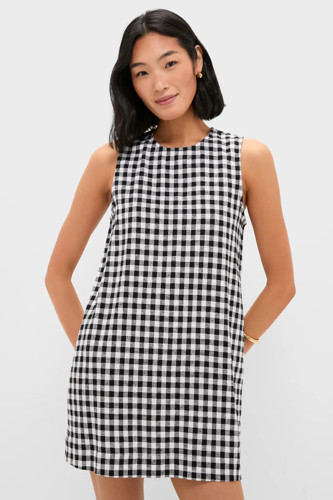 Black and White Gingham Mini Dress | Tuckernuck (US)