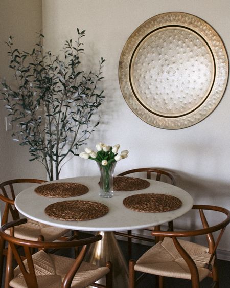 I adore having a cozy dining nook!
It's the highlight of my home, ideal for hosting family and friends, yet cozy enough for enjoying breakfast in the morning. 🥰✨

Thrifting finds, dining room, dining room decor, dining room table, dining room chairs, dining room table decor, marble table, marble dining table, dining chair, wood dining chair

#diningroom #diningroomdecor #diningnook #diningchair #wishbonechair #smallspaces #apartmenttherapy #apartmentdecor #apartment

#LTKhome #LTKsalealert #LTKSpringSale