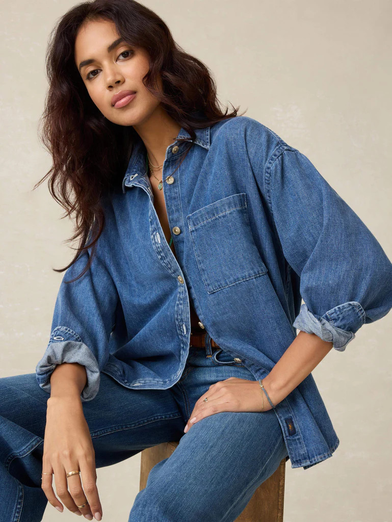 Sunfair Denim Shirt - Beacon Hill Wash | Faherty