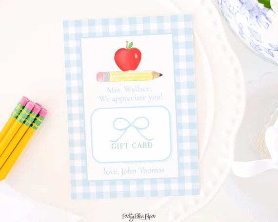 Teacher Appreciation | Gift Card Printable Teacher | Printable Download | Gift Card Holder for Te... | Etsy (US)