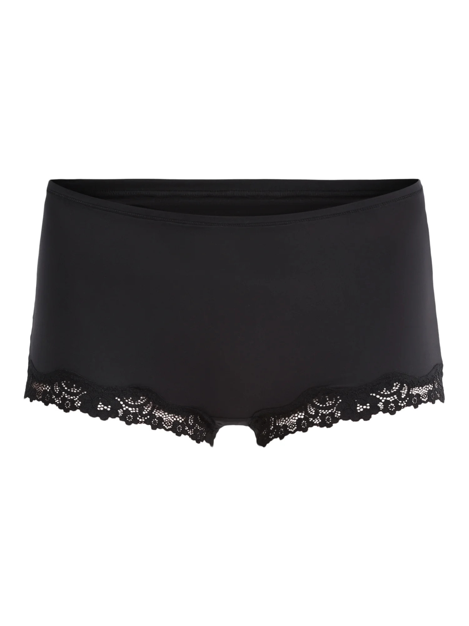 No Boundaries Body Base Boyshort Panties with Lace, Women's | Walmart (US)