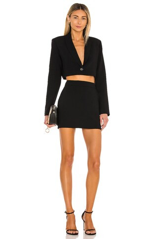 Amanda Uprichard X REVOLVE Pembroke Blazer in Black from Revolve.com | Revolve Clothing (Global)
