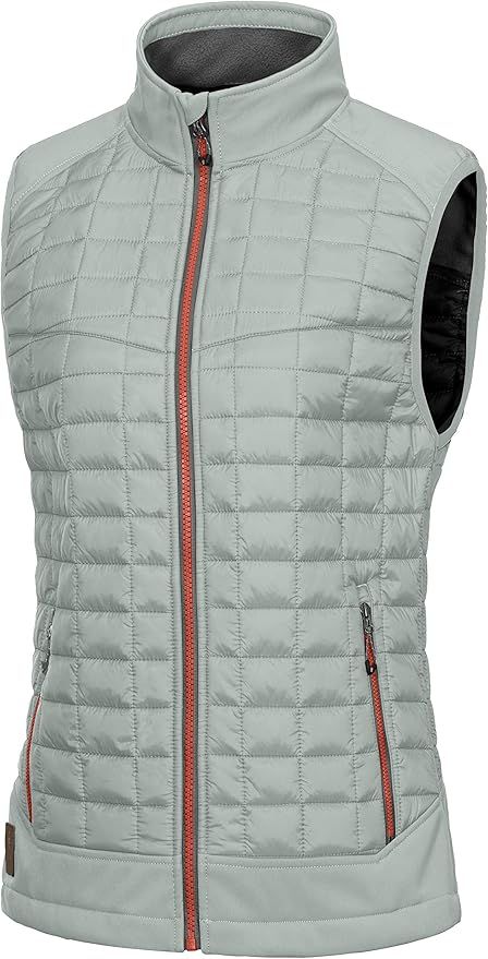 Little Donkey Andy Women's Lightweight Puffer Vest, Warm Outdoor Sleeveless Jacket for Hiking Tra... | Amazon (US)