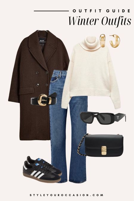 I love this look for brunch! Dark wash jeans elevate even the most casual of outfits and look gorgeous paired with an ivory sweater for a bit of contrast. Drop the coat for the perfect spring look! 

women's fashion, women's outfit idea, outfit inspo, brunch outfit, brunch fit, winter to spring fashion

#LTKstyletip #LTKSeasonal