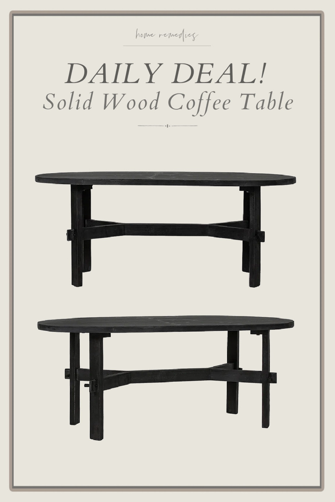 I can't believe the price on this solid wood coffee table - it's absolutely stunning! modern vintage, modern organic, living room, dorm room, family room, guest room, home office, den

#LTKSaleAlert #LTKHome #LTKStyleTip