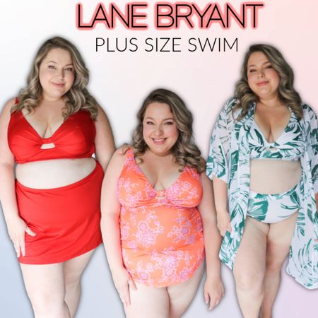 Some of the cutest swim pieces from Lane Bryant right now! 😍 how adorable is that three piece tropical print set? I’m obsessed!! Watch my YouTube channel for the full review, and for all the plus size fashion tips!

#LTKcurves #LTKswim #LTKunder100