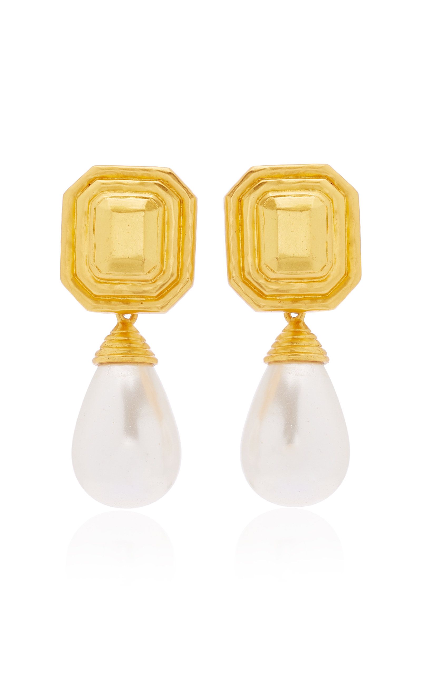 Cynthia Pearl Drop Earrings | Moda Operandi (Global)