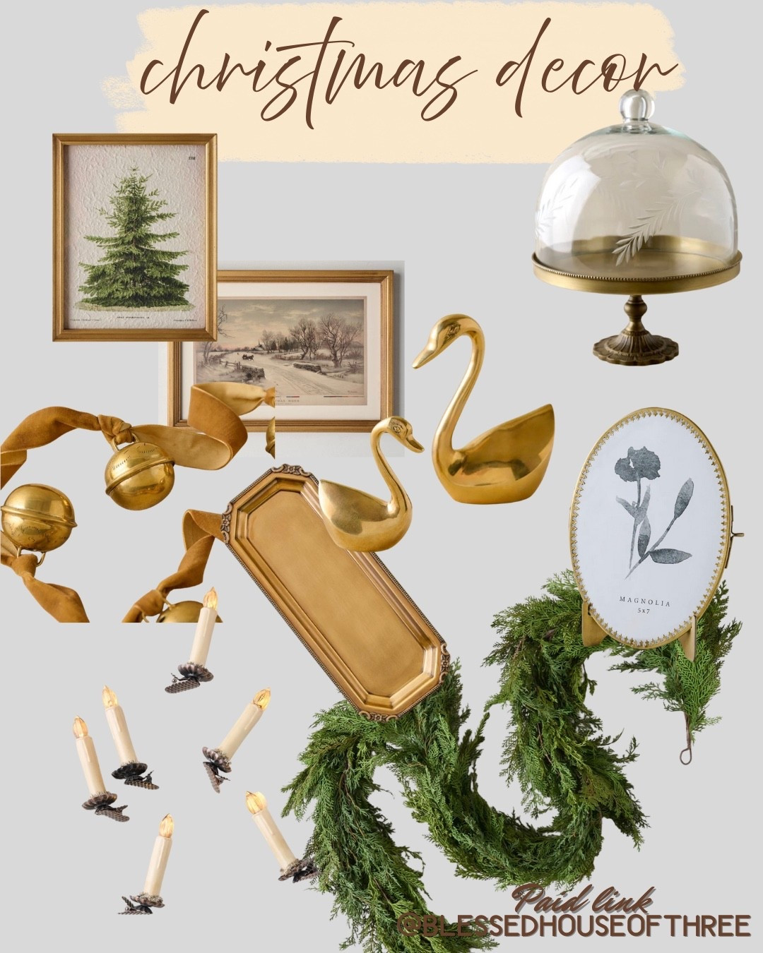 🎄✨ Cozy Christmas decor finds you will want to check out ✨🎄 

➡️. Shop early, all the good stuff s out early. 

Neutral Christmas decor, classic Christmas decor, Christmas garland, magnolia home, Christmas wall art, holiday home decor, home style inspo, seasonal decor, modern Christmas style, bell garland, 

#LTKHome #LTKHoliday #LTKStyleTip