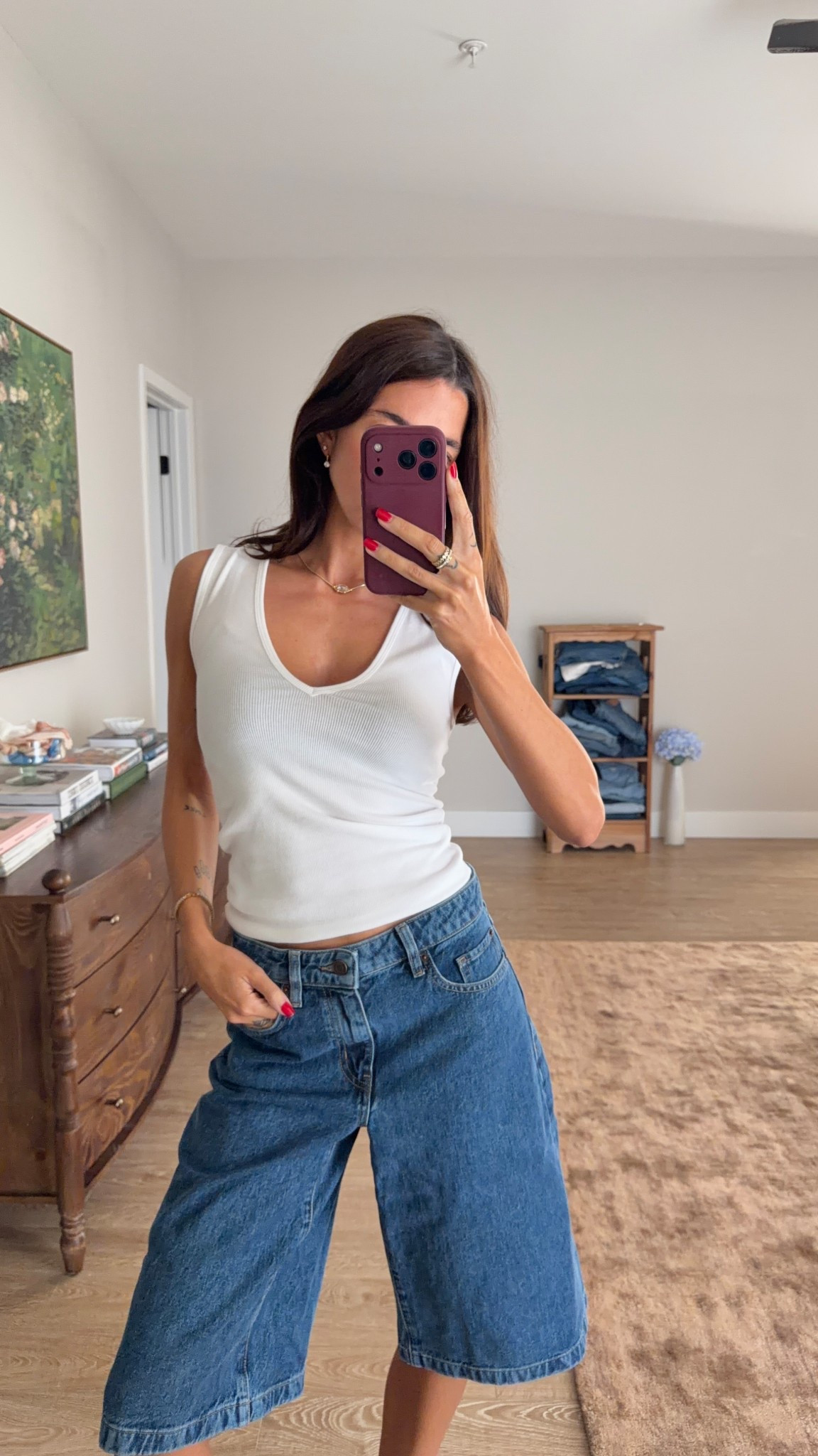 Casual spring outfit! S in top (could’ve done XS for a tighter fit) and 26 jorts 

#LTKootd #LTKdayinmylife #LTKgrwm