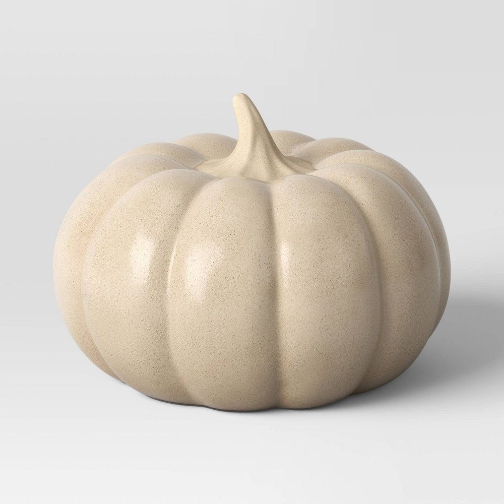 Medium Ceramic Pumpkin Cream - Threshold | Target