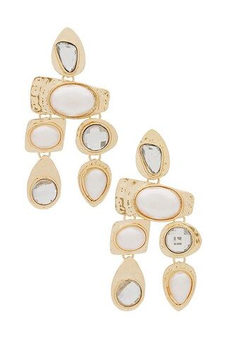 petit moments Multi Stone Earrings in Pearl from Revolve.com | Revolve Clothing (Global)