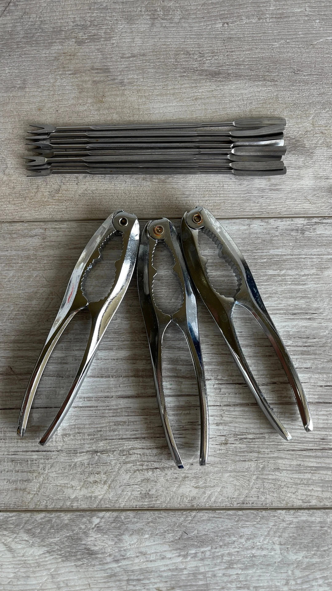 Vintage Seafood Tools Crab and Lobster Cracker and Fork Picks - Etsy | Etsy (US)